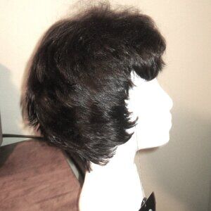 Go Sexy 100% REMI Human Hair Full Wig- Style Hazel New Dark Brown Color 4